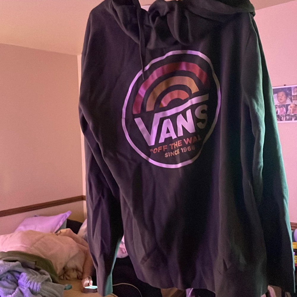 Men’s Vans Off The Wall Green Zip Up Hoodie
